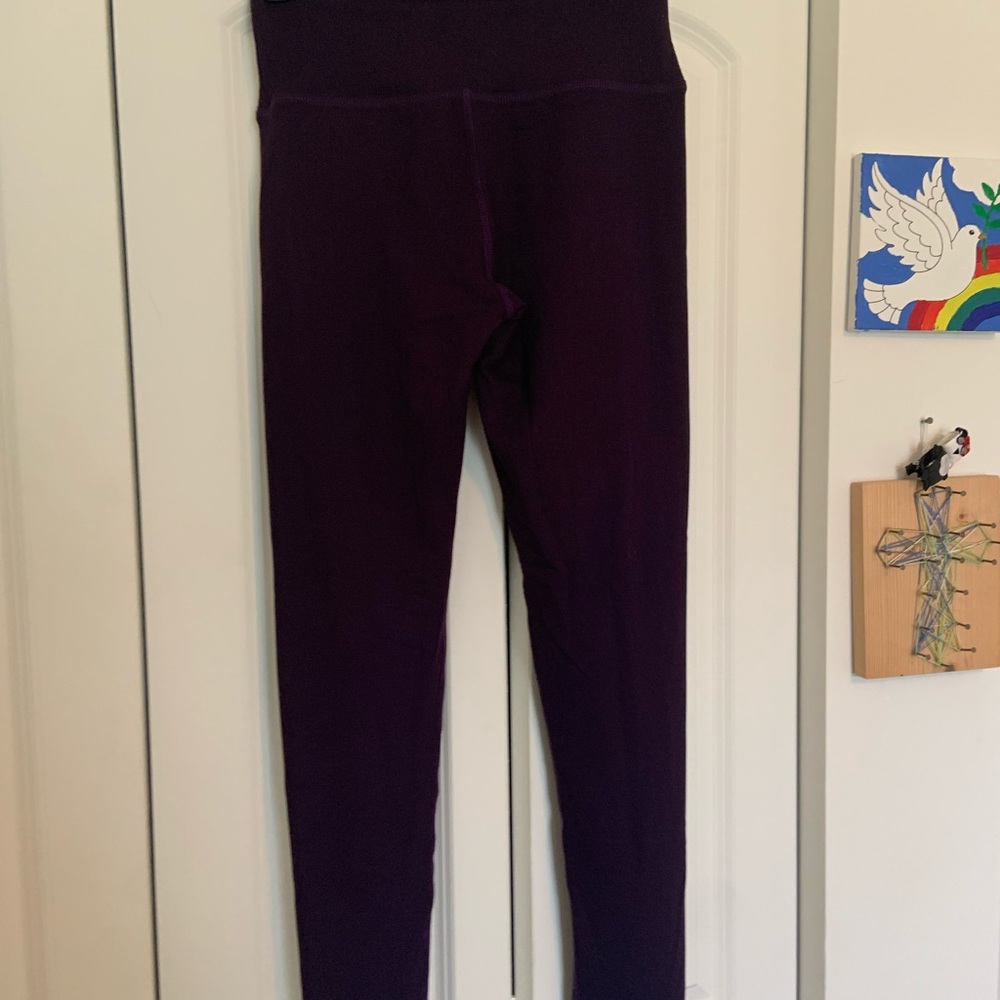 Purple leggings